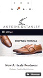 Mobile Screenshot of antoineandstanley.com