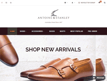 Tablet Screenshot of antoineandstanley.com